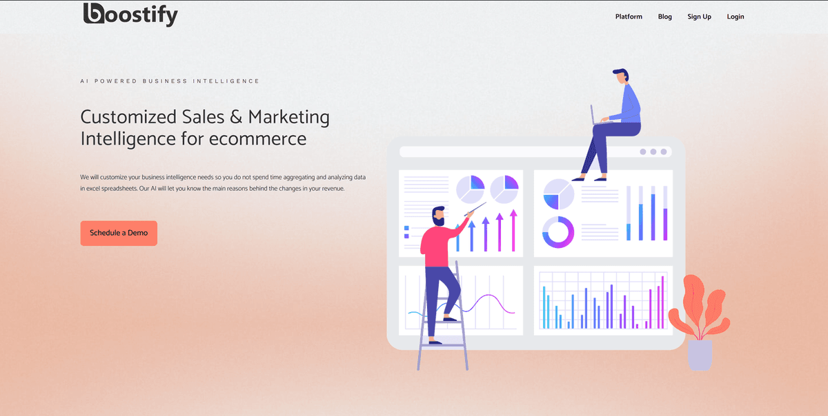 Boostify — AI Marketing Operating System — SaaS Website project screenshot